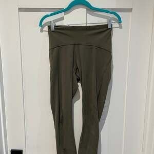 lululemon Olive green leggings size 6